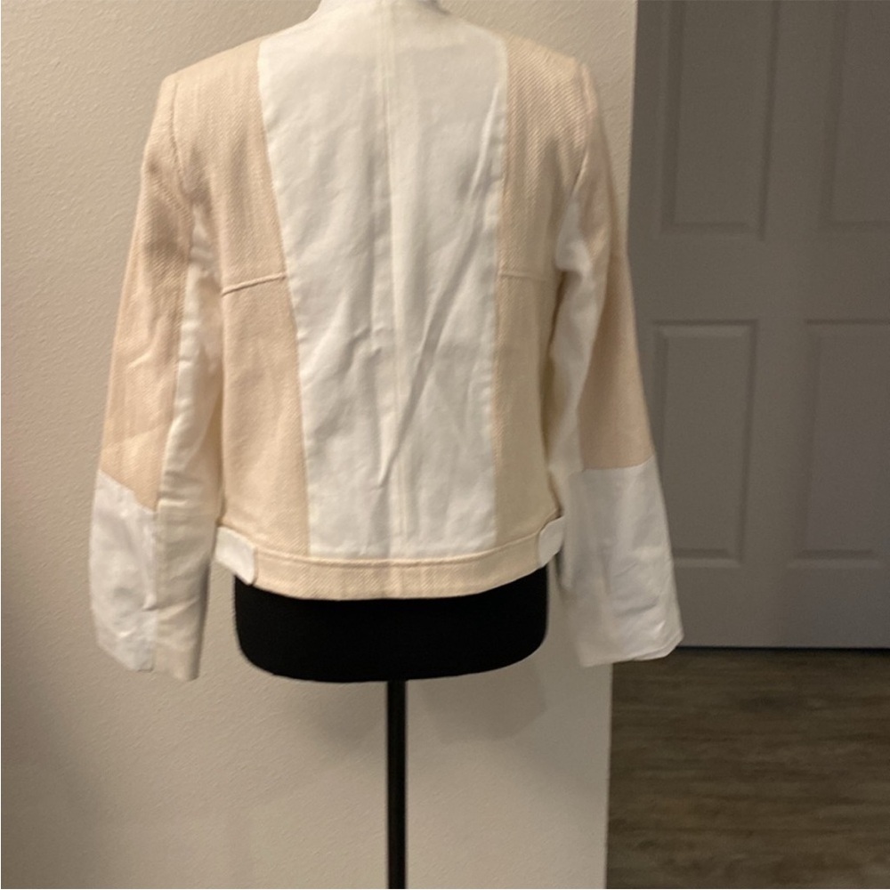 Ellen Tracy jacket Cream and White Women's - Picture 7 of 7
